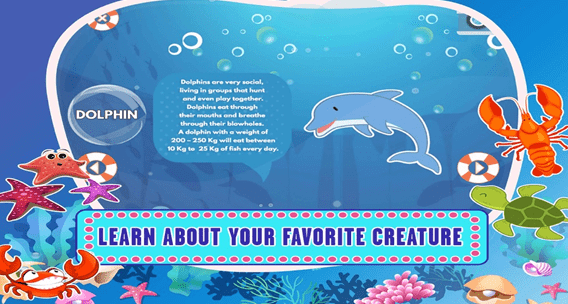 Learn Sea World game