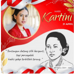 Graphic Design Vector, Twibbon Hari Kartini 2022
