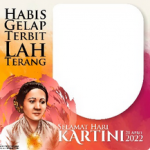Graphic Design Vector, Twibbon Hari Kartini 2022